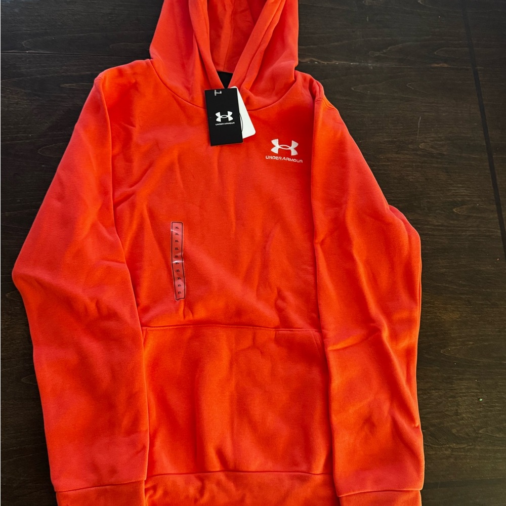 Under Armour Kids Orange Hoodie